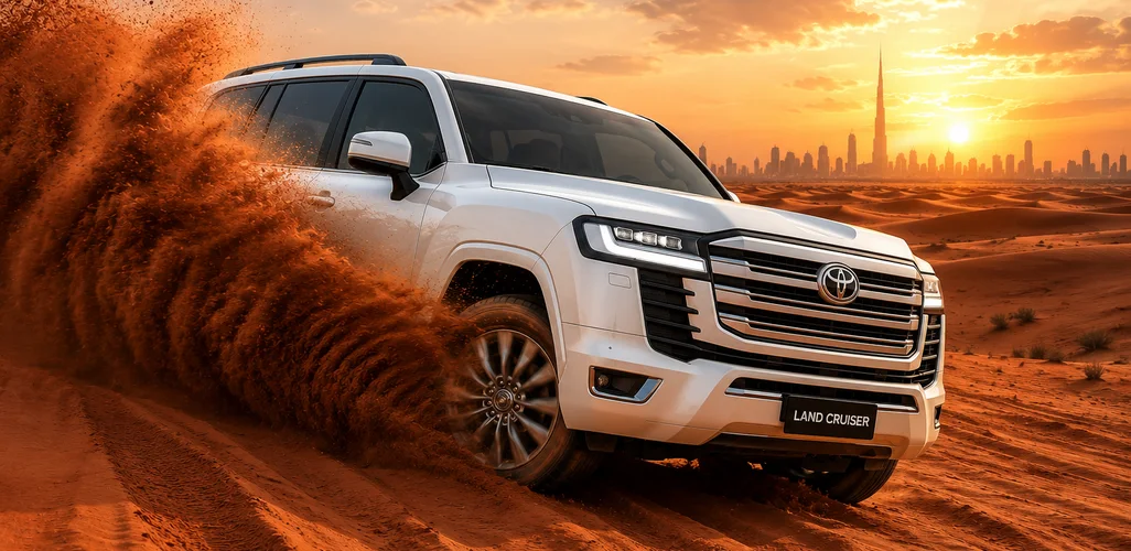 Private 4x4 dune bashing in the Dubai desert