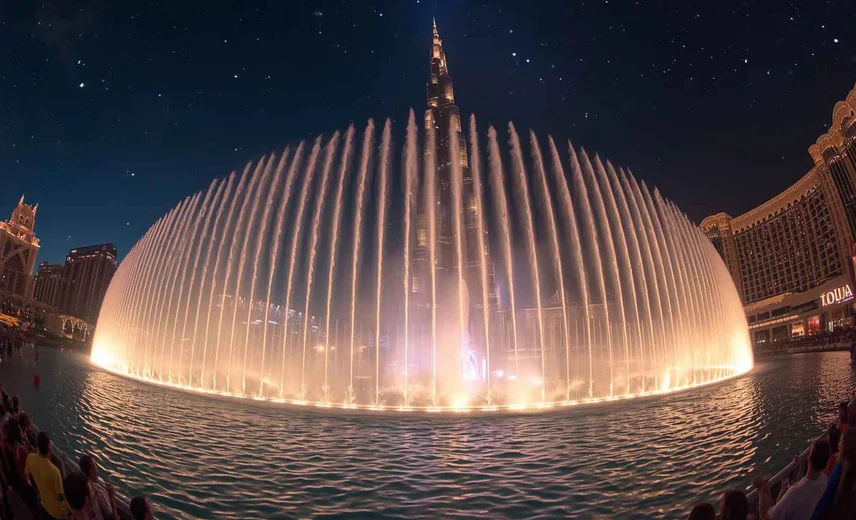 Dubai Fountain at Night