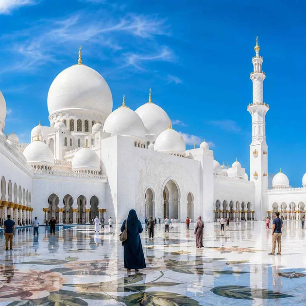 Abu Dhabi City Tour with Sheikh Zayed Mosque
